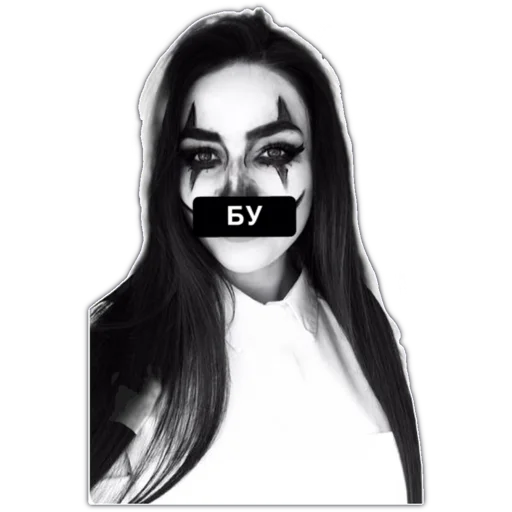 woman human face black and white