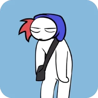 Стикер Йоу закатун @anime4_arts - 1