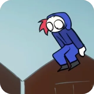 Стикер Йоу закатун @anime4_arts - 2