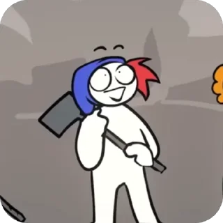 Стикер Йоу закатун @anime4_arts - 8