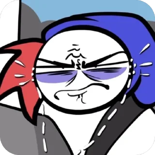 Стикер Йоу закатун @anime4_arts - 11