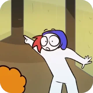 Стикер Йоу закатун @anime4_arts - 4