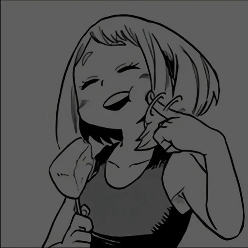 Стикер ✧OCHAKO URARAKA✧ @anime_sticks :: @fStikBot - 8