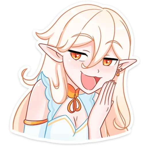 Айрис @anime_stickerr - illustration