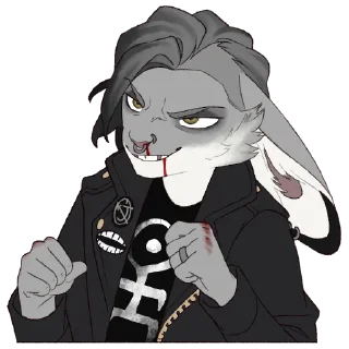 Стикер iron hare - 0