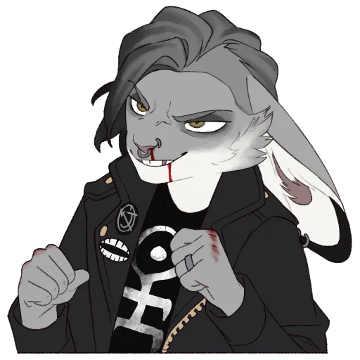 Sticker iron_hare - 1