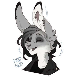 Стикер iron hare - 10