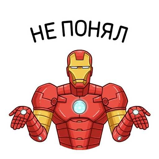 Sticker iron_man_vk - 1