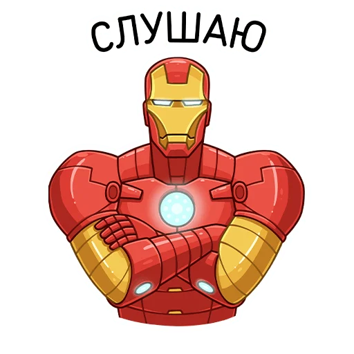 Sticker iron_man_vk - 1