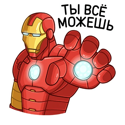 Sticker iron_man_vk - 1