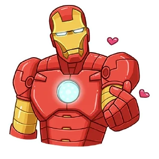 Стикер Железный Человек (@TgSticker) - 2