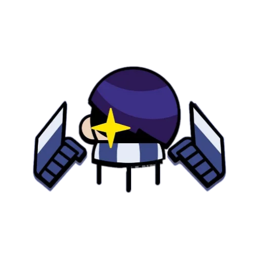 Стикер Ironik Stickers Brawl Stars - 1