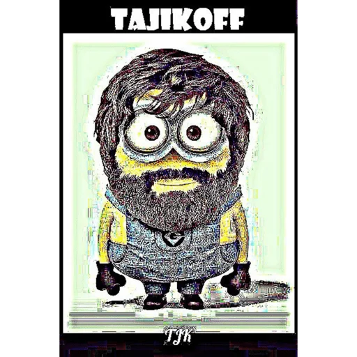 Sticker irusskihajik - 1