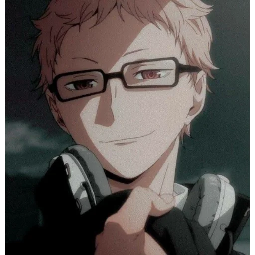 key Tsukishima - человеческое лицо