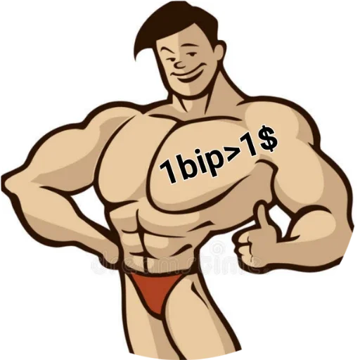 muscle cartoon chest