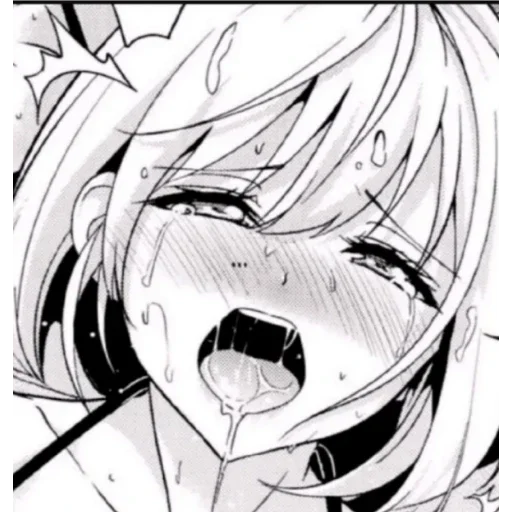 эскиз аниме иллюстрация