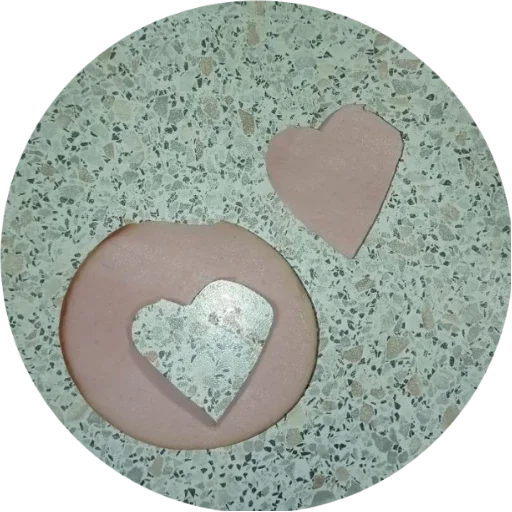 круг сердце керамическая посуда