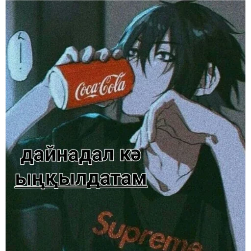 human face text anime