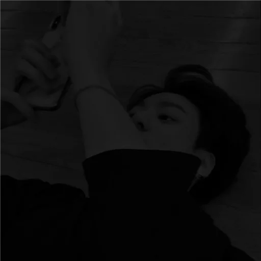 black and white black person