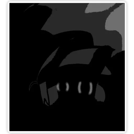 клипарт силуэт черно-белый