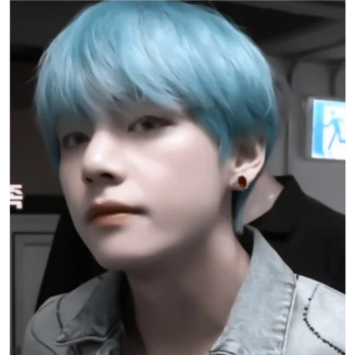 person human face bangs