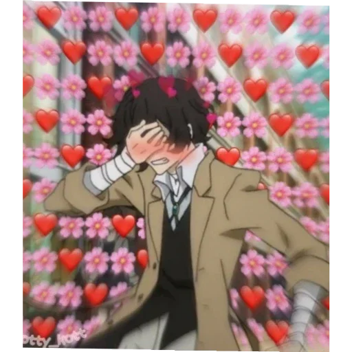 anime flower cartoon