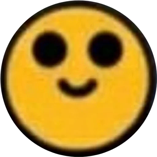 круг мультфильм смайлик