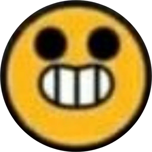 круг мультфильм смайлик