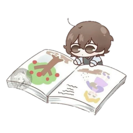 Стикер ~chibi Dazai Osamu~ - 9