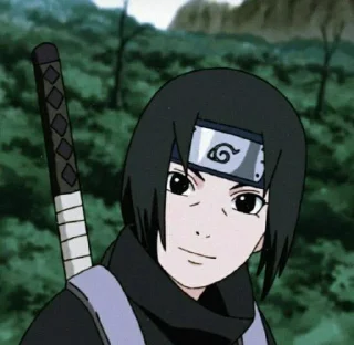 Стикер @Naruto_wallpaperrr  itachi - 3