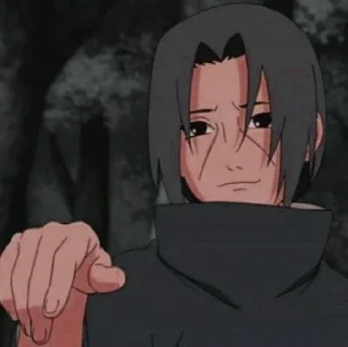 Стикер @Naruto_wallpaperrr  itachi - 4