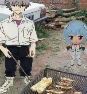 Sticker evangelion 😼 @hmplbb - 5