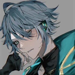 Стикер Аль-Хайтам @itsgensharts - 2