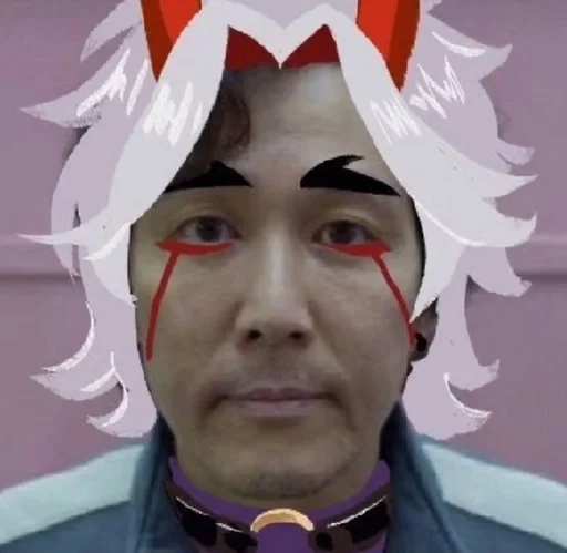 human face clothing cartoon