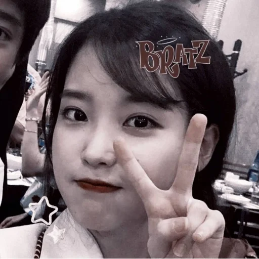 person human face black hair