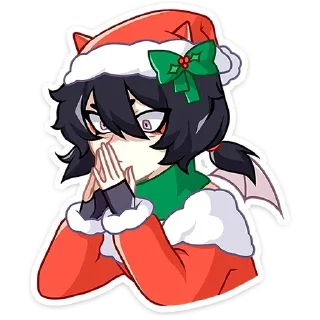 Sticker новогодняя ивэлтин без надписей - 2