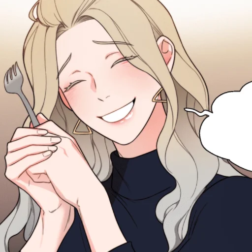 anime cartoon human face