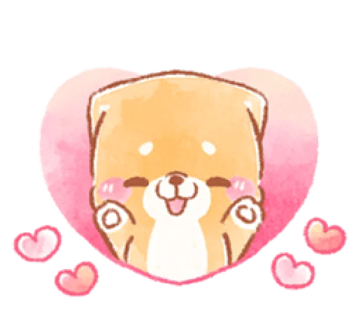 iyashibainu | @cutestickers4you - cartoon