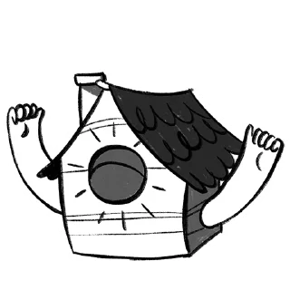 Sticker Деревенские нужники - 8