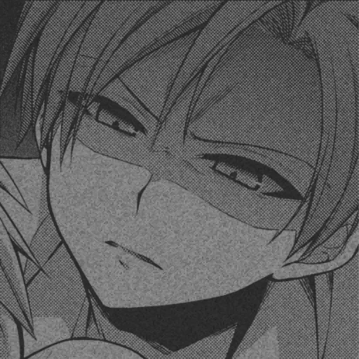 эскиз аниме иллюстрация