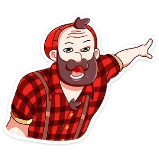 Sticker Джек Ламбер :: @stickroom - 8