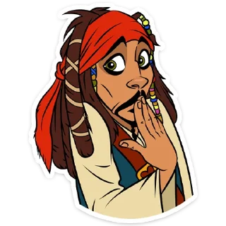 Sticker Капитан Джек Воробей :: @TgSticker - 9
