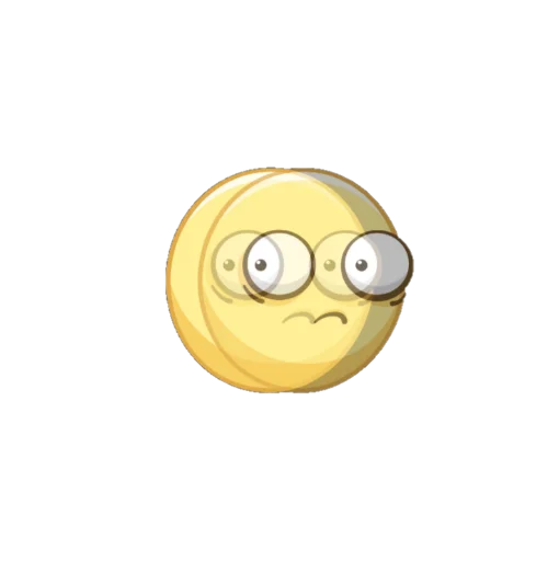 circle cartoon yellow