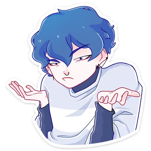 anime human face illustration