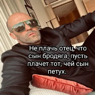 Sticker statham как смысл жизни - 3