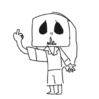 Стикер джей няша. pin:SL - 2