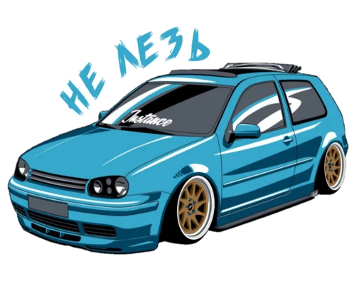 Стикер JDM Cars - 3