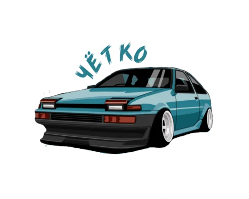 Стикер JDM Cars - 0