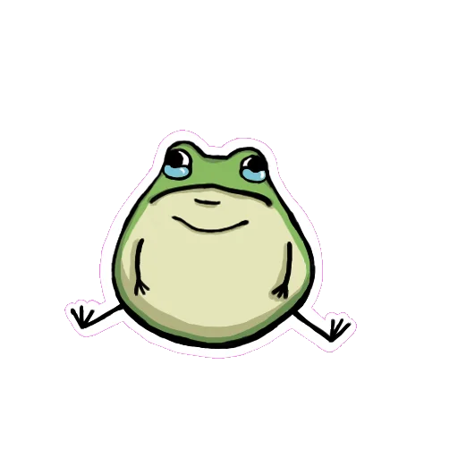 frog cartoon clipart