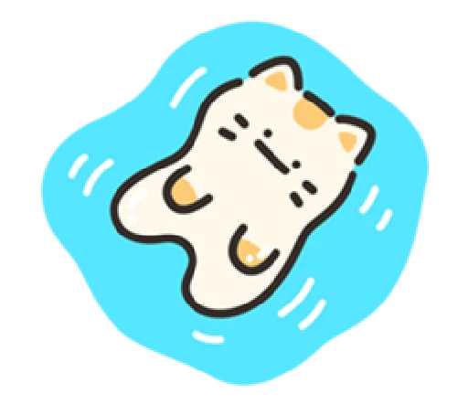 Sticker jelly cat cheese! | @cutestickers4you - 7
